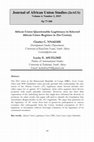 Research paper thumbnail of African Union Questionable Legitimacy in Selected African Crises Regimes in 21st Century