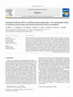 Research paper thumbnail of Hydrogen bonding effects in perfluorinated polyamides: An investigation based on infrared spectroscopy and density functional theory calculations