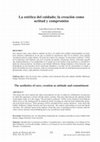 Research paper thumbnail of La estética del cuidado; la creación como actitud y compromiso