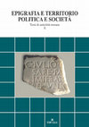 Research paper thumbnail of Marcella Chelotti e Marina Silvestrini (a cura di), "Epigrafia e Territorio. Politica e Società. Temi di antichità romane X", Documenti e Studi 64, Edipuglia 2016