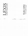 Research paper thumbnail of Rhapsodic Plato?  Ion's Re-Presentation (Lexis 9-10, 1992)