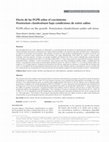 Research paper thumbnail of Efecto PGPB sobre el crecimiento Pennisetum clandestium bajo condiciones de estrés salino. PGPB effect on the growth Pennisetum clandestinum under salt stress