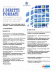 Research paper thumbnail of I DIRITTI FORZATI. TRATTAMENTI COATTIVI, CONCEZIONI DEL BENE E FORME DEL WELFARE - Università di Bergamo - 24 FEBBRAIO 2017