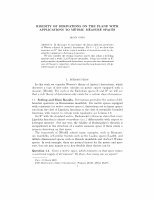 Research paper thumbnail of RIGIDITY OF DERIVATIONS ON THE PLANE WITH APPLICATIONS TO METRIC MEASURE SPACES