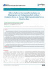 Research paper thumbnail of Effect of a Novel Curcumin Formulation on Adaptogenic and Endogenous Anti-oxidant / Oxidative Stress in Chronic Mild Unpredictable Stress Model in Rats