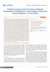 Research paper thumbnail of Soluble Curcumin in the Prevention of Diabetic Retinopathy via Modulation of Anti-Oxidant Activity and Genetic Pathways – In Vivo Model