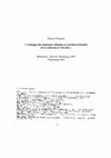 Research paper thumbnail of « Catalogue des monnaies chinoises et extrême-orientales de la collection d’Aboville », Médaillier, Ville de Cherbourg 1995, Cherbourg 1995, p. 259-286.