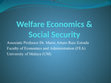 Research paper thumbnail of Welfare Economics 1 2 2