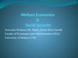 Research paper thumbnail of Welfare Economics 1 3