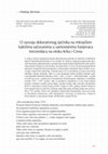 Research paper thumbnail of O razvoju dekorativnog rječnika na mletačkim kaležima sačuvanima u samostanima franjevaca trećoredaca na otoku Krku i Cresu / On the Development of the Decorative Vocabulary on Venetian Chalices Kept in Monasteries of Tertiary Franciscan on the Krk and Cres Islands