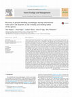 Research paper thumbnail of Recovery of ground-dwelling assemblages during reforestation with native oak depends on the mobility and feeding habits of the species