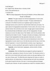 Research paper thumbnail of Re-reading Hagiographies: Recovering the Rebellion of Women Bhakti Saints