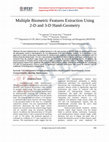 Research paper thumbnail of Multiple Biometric Features Extraction Using.pdf