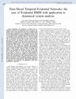 Research paper thumbnail of Time-Sliced Temporal Evidential Networks: The case of Evidential HMM with application to dynamical system analysis