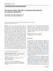 Research paper thumbnail of Does species richness affect fine root biomass and production in young forest plantations?