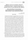 Research paper thumbnail of ¿Quién es maya en un entorno turístico? Patrimonialización y cosmopolitización de la identidad maya en Tulum (Quintana Roo)