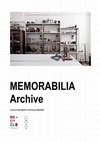 Research paper thumbnail of Aimini, M. (2015). Concrete Island [...]. In : MEMORABILIA ARCHIVE, a cura di Sara Marini e Francesca Pignatelli, p.107-8, IUAV, Venezia. ISBN 978-88-99243-10-4