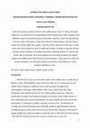 Research paper thumbnail of DEFINING THE MIDDLE CLASS IN INDIA: MOVING BEYOND INCOME CATEGORIES & TOWARDS A GENDER SENSITIVE ANALYSIS1