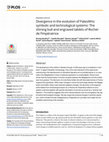 Research paper thumbnail of Divergence in the evolution of Paleolithic symbolic and technological systems: The shining bull and engraved tablets of Rocher de l'Impératrice