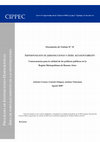 Research paper thumbnail of SUPERPOSICIÓN DE JURISDICCIONES Y DÉBIL ACCOUNTABILITY Consecuencias para la calidad de las políticas públicas en la Región Metropolitana de Buenos Aires