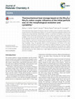 Research paper thumbnail of Thermochemical heat storage based on the Mn 2 O 3 /Mn 3 O 4 redox couple: influence of the initial particle size on the morphological evolution and cyclability