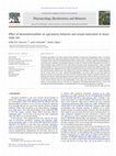 Research paper thumbnail of Effect of dexmedetomidine on ejaculatory behavior and sexual motivation in intact male rats