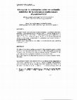 Research paper thumbnail of Efectos de la anfetamina sobre un estímuo inhibidor de la tolerancia condicionada al pentobarbital