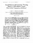 Research paper thumbnail of Sexual behavior and copulatory thrusting patterns in male rabbits treated with GABA transaminase inhibitors