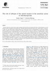 Research paper thumbnail of The role of subtypes of the opioid receptor in the anxiolytic action of chlordiazepoxide