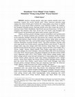 Research paper thumbnail of Memahami Teror Mimpi Frans Nadjira, Memaknai Orang-orang Kalah Wayan Sunarta.pdf