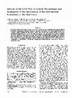 Research paper thumbnail of Effects of the Civil War in Central Mozambique and Evaluation of the Intervention of the International Committee of the Red Cross