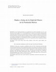 Research paper thumbnail of Dados y fichas de la Edad del Hierro en la Península Ibérica