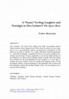 Research paper thumbnail of A 'Funny' Feeling: Laughter and Nostalgia in Alex Latimer's The Space Race