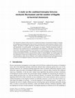 Research paper thumbnail of A study on the combined interplay between stochastic fluctuations and the number of flagella in bacterial chemotaxis