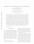 Research paper thumbnail of Long range forces, oscillation parameters and mass hierarchy with atmospheric neutrinos at a magnetized muon detector