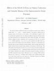 Research paper thumbnail of Effects of SO(10) D-Term on Yukawa Unification and Unstable Minima of the Supersymmetric Scalar Potential