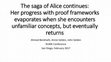 Research paper thumbnail of PowerPoint: The saga of Alice continues: Her progress with proof frameworks evaporates when she encounters unfamiliar concepts, but eventually returns, 20th Conference on Research in Undergraduate Mathematics Education, San Diego, CA, February 25, 2017.