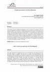 Research paper thumbnail of PA, Vol. 1, N° 2 (2015) - No quiero para mi país el voto de los delincuentes