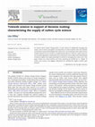 Research paper thumbnail of Towards science in support of decision making: characterizing the supply of carbon cycle science