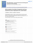 Research paper thumbnail of Niche analysis of orchids of serpentine and non-serpentine areas: Implications for conservation