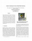 Research paper thumbnail of Analytic Antialiasing for Selective High Fidelity Rendering