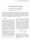 Research paper thumbnail of Practical Bounded-Skew Clock Routing