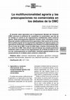 Research paper thumbnail of La multifuncionalidad agraria y las preocupaciones no comerciales en los debates de la OMC