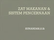 Research paper thumbnail of Zat makanan sistem pencernaan