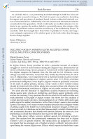 Research paper thumbnail of OCCUPIED AFGHAN WOMEN'S LIVES: MULTIPLE EXPERIENCES, MULTIPLE CONSCIOUSNESSES Elaheh Rostami Povey Afghan Women:  …