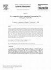 Research paper thumbnail of Pre-competitive Data Acquisition Program for CO2 Storage in Australia