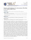 Research paper thumbnail of Structure and development of a microcontinent: Elan Bank in the southern Indian Ocean