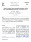 Research paper thumbnail of A method to compute distance between two categorical values of same attribute in unsupervised learning for categorical data set