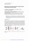 Research paper thumbnail of Measurement of low optical absorption in highly scattering media using the thermal lens effect