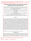 Research paper thumbnail of Monitoring of gamma-irradiated Yb-doped optical fibers through pump induced refractive index changes effect